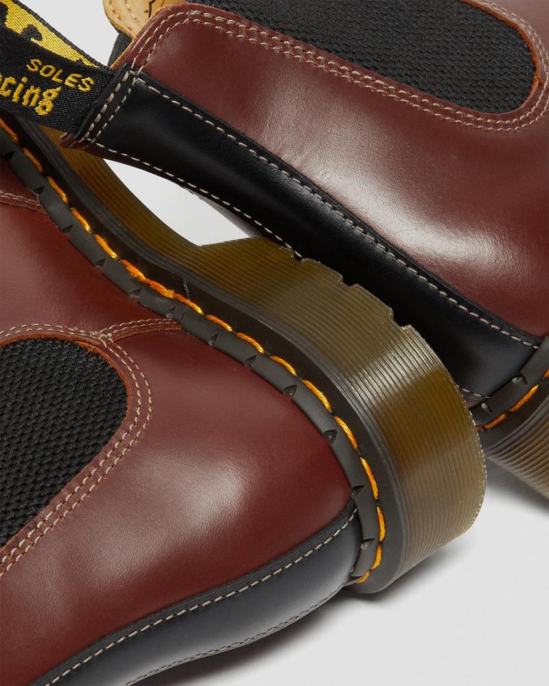 Dr Martens 2976 Abruzzo Læder Ankelstøvler Herre Brune Sort | DK 417SGL